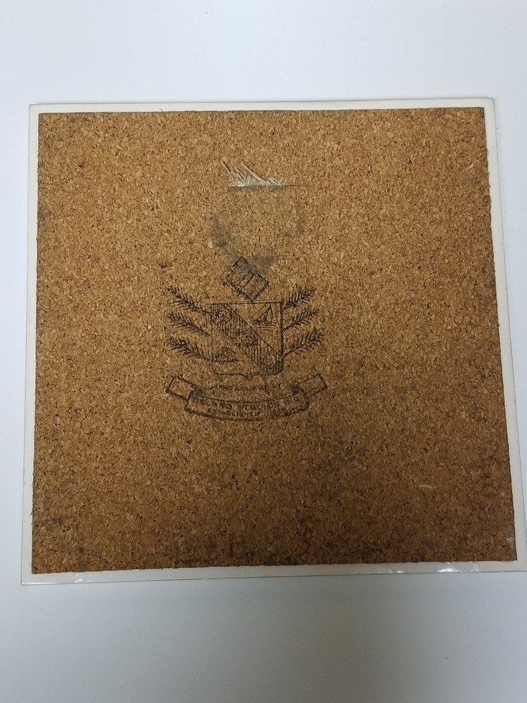 Vintage 6" Ceramic Tile Mourning Dove