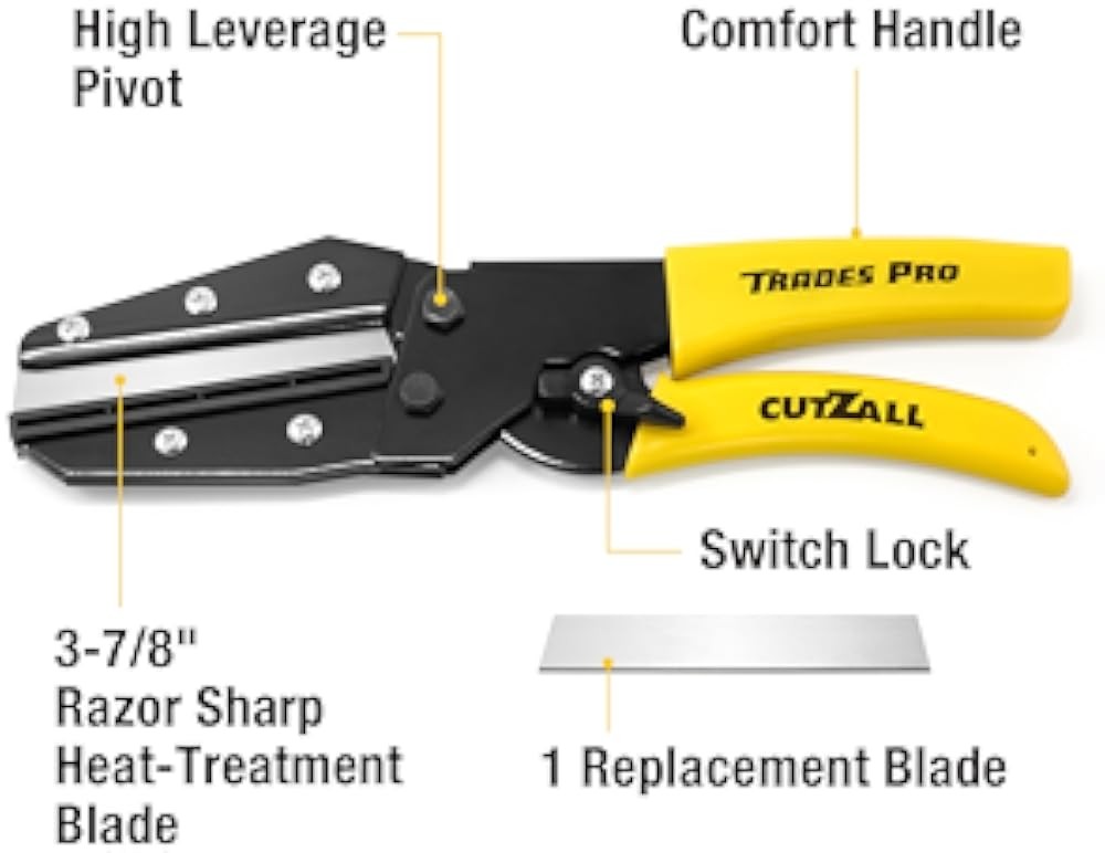 Tradespro 3-7/8 Inch Cutzall® All pose Cutter, Multipose,