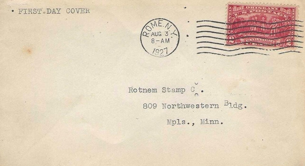Burgoyne Campaign Issue #644 FDC  M6464