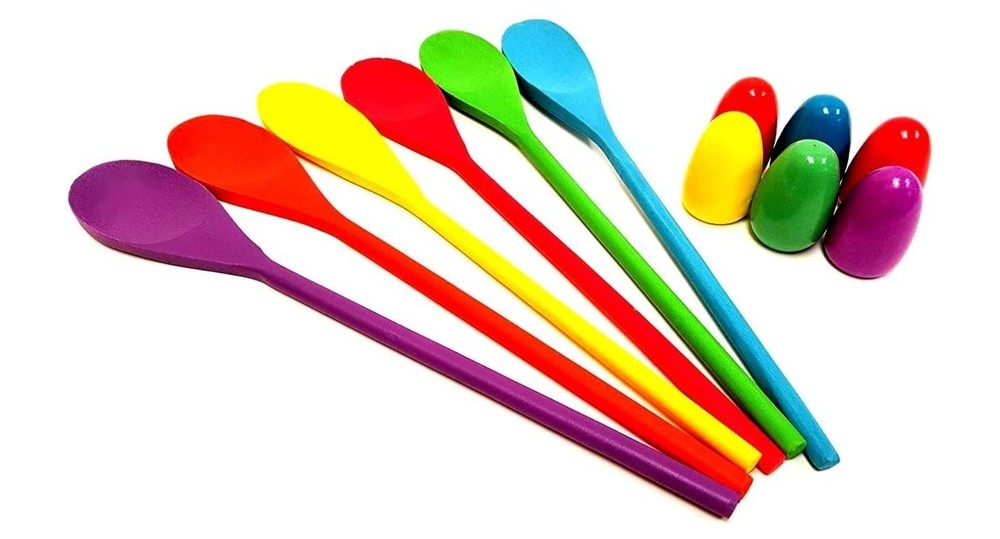 Egg & Spoon Race Kids Game (1 Set)