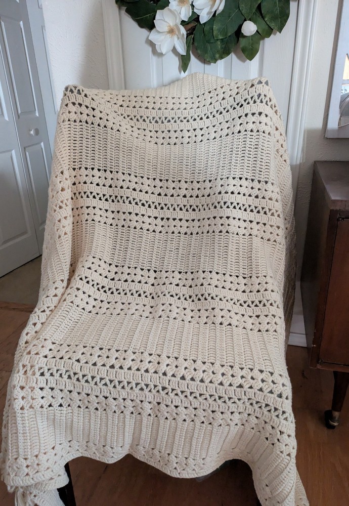 Vintage Cottage Core Throw