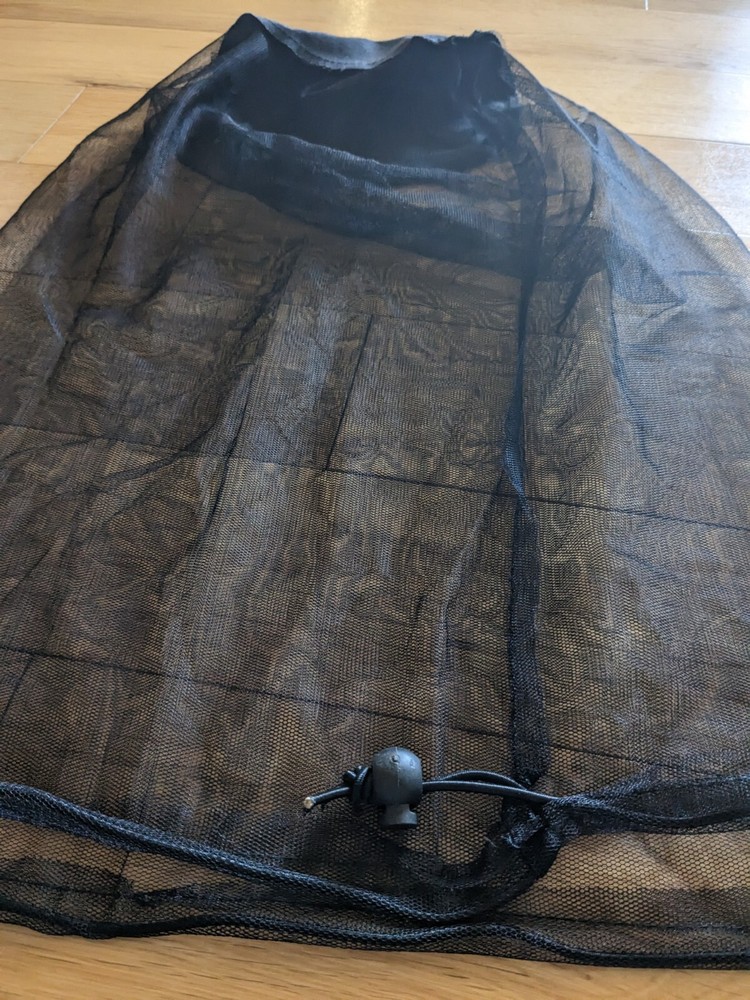 Australia Outback Mesh Mosquito Net Head/Neck Draw string Breathable Lightweight