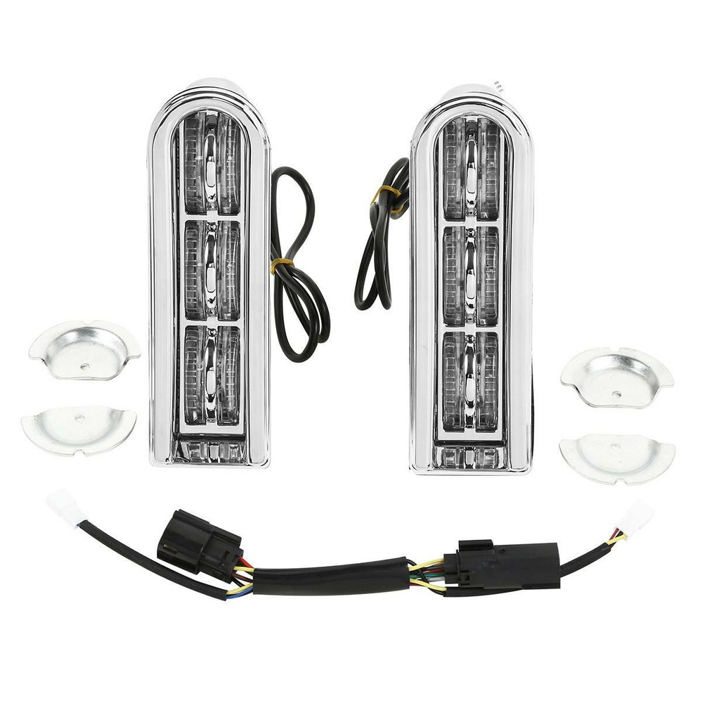 LED Inserts Saddlebag Support Light Fit For Harley Electra Street Glide 2014-23