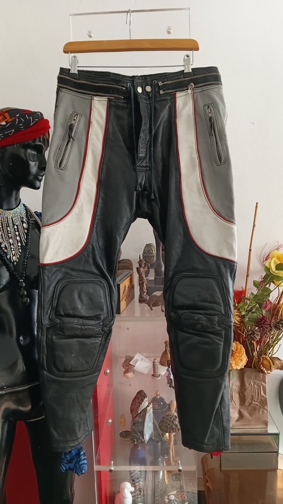 Motorcycle Leather Trousers Handmade