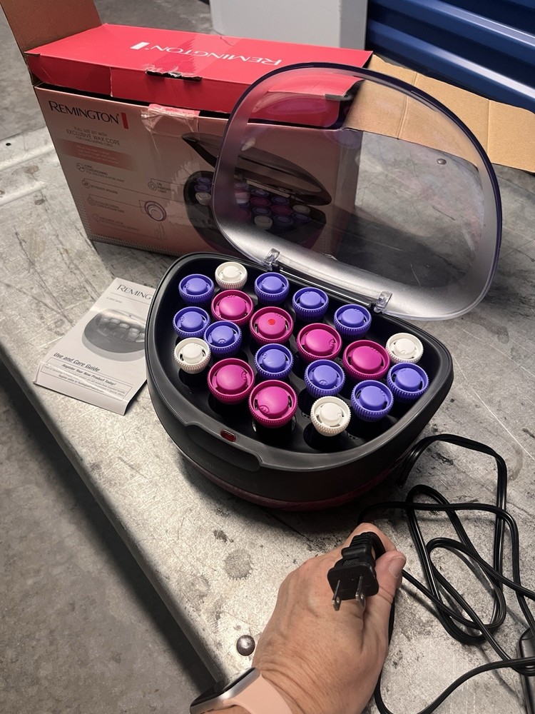 Remington Ionic Conditioning Hot Rollers, 20 Velvet Rollers, (1¼”)(1")(¾”) H5600