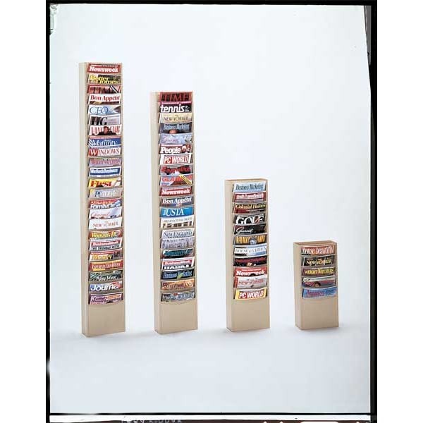 Durham Mfg 403-08 Literature Rack, Compartment 5, Blk