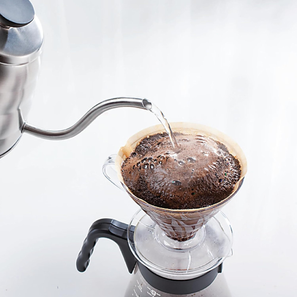 V60 Glass Coffee Server, 1000Ml, Black