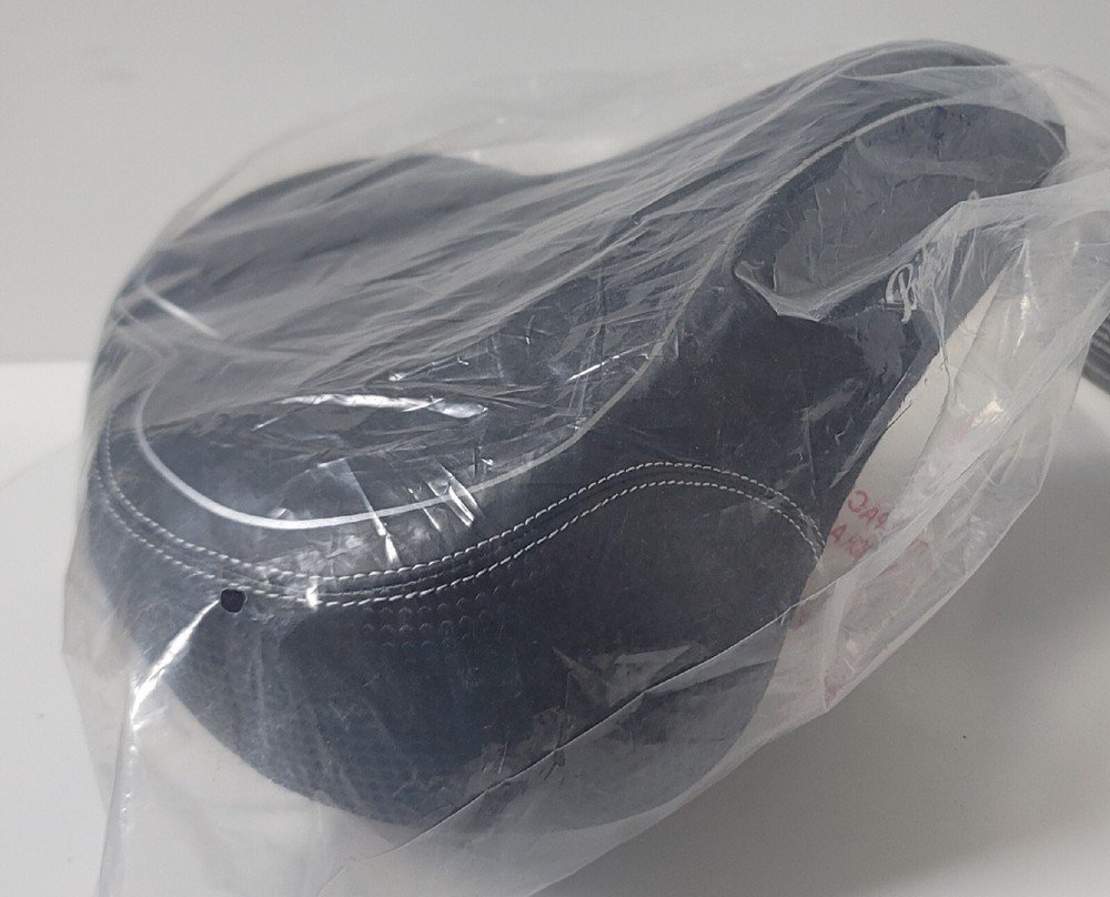 Bikeroo Comfortable Oversized Replacement Black Bike Saddle Seat