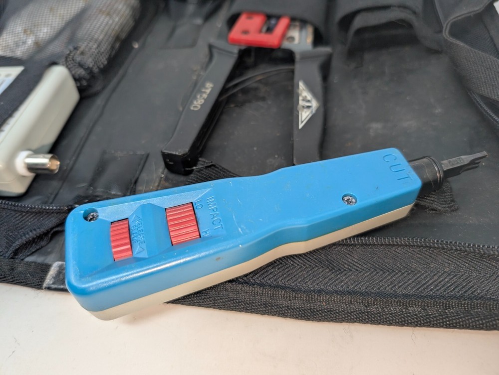 Lan Tester Tool Kit W/ Crimpers Cutters & Remote Cable Tester