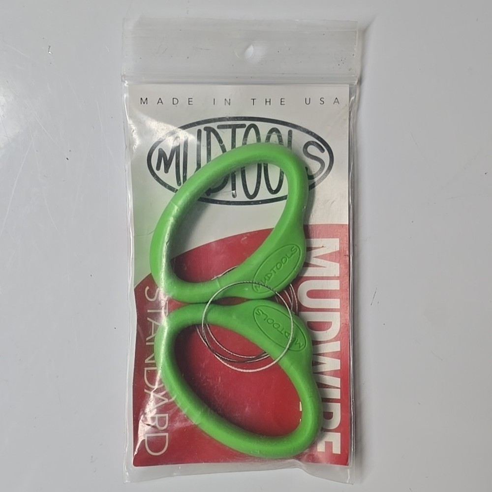 Mudwire by Mudtools Pottery Cutoff Tool - Green Handle - Mud Wire - Ships Free!