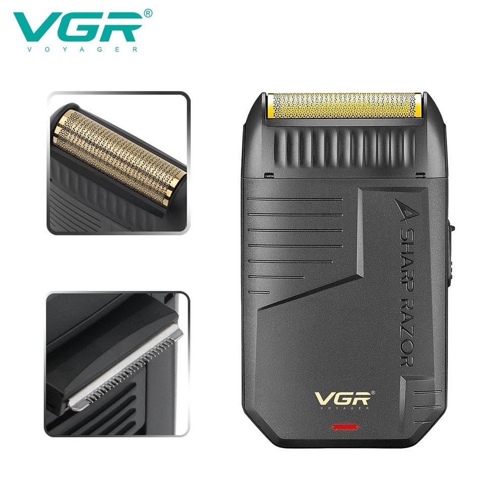 V-375: Professional foil shaver, precision beard trimmer, rechargeable