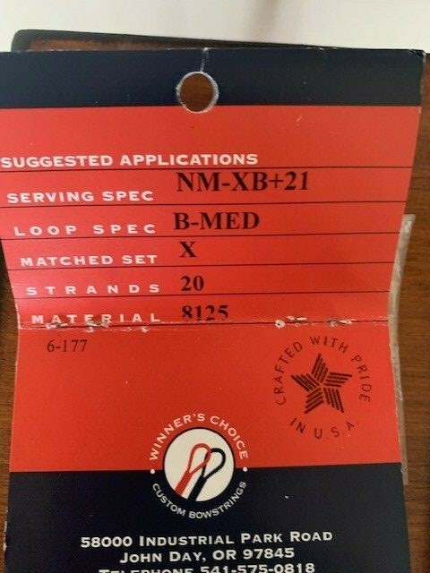 Winner's Choice Custom Compound Bowstring Sets, Assorted Sizes