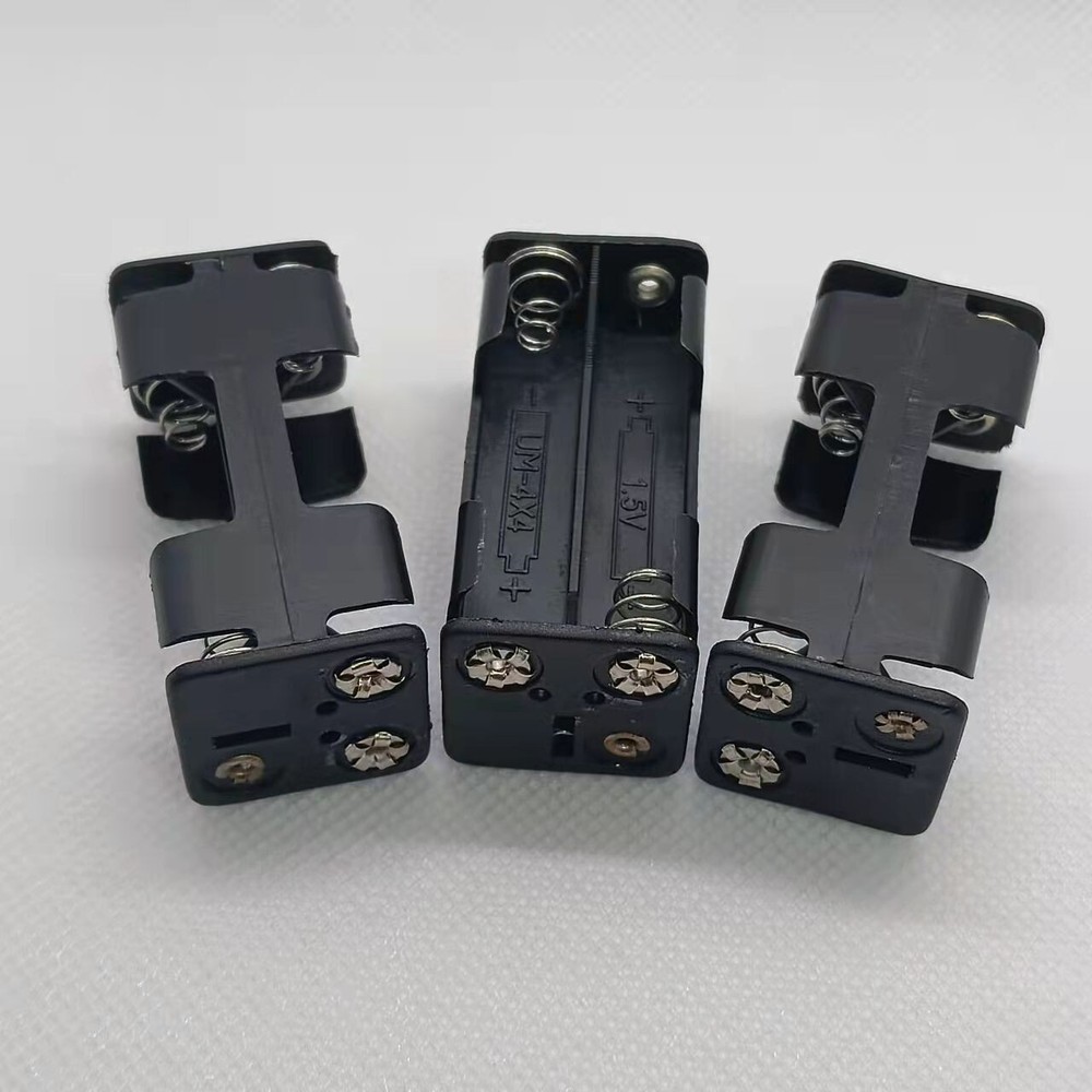 1pcs4 sections No.7 back pack 6V garbage can battery box with contac