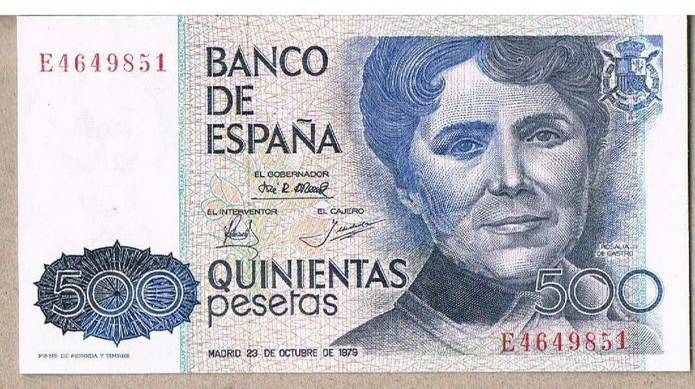 SPAIN BANKNOTE 500 P157 1979 UNC SER E