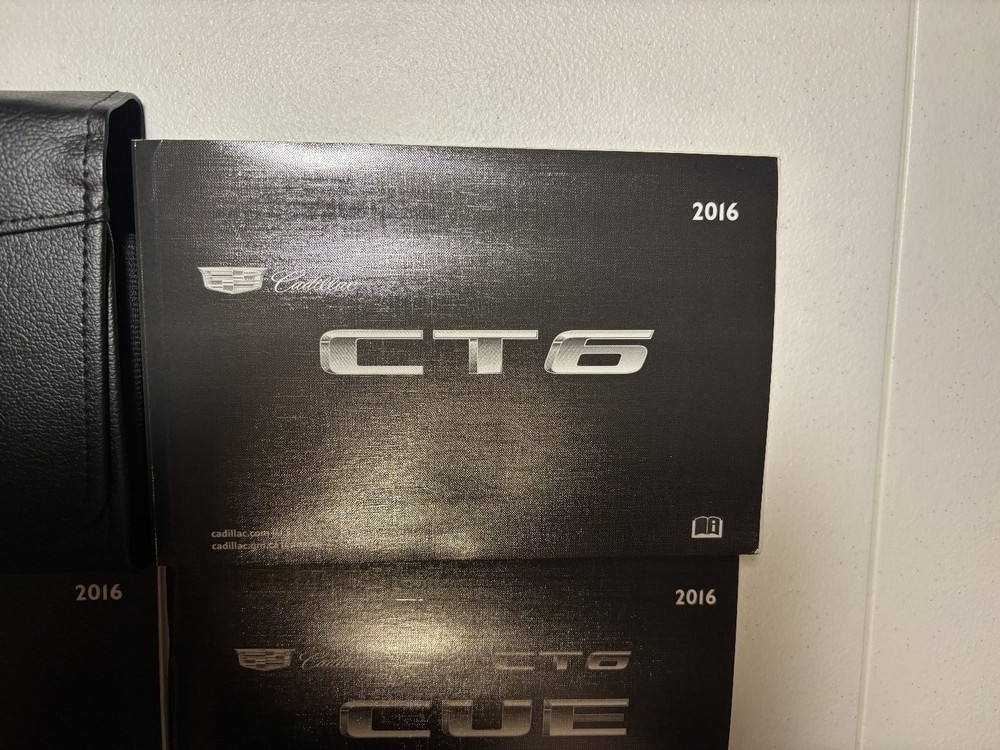 2016 Cadillac CT6 Owner Manual Set
