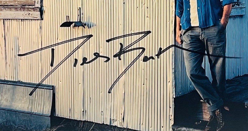 DIERKS BENTLEY Signed Autograph LP Insert "The Broken Branches" Blue Vinyl JSA