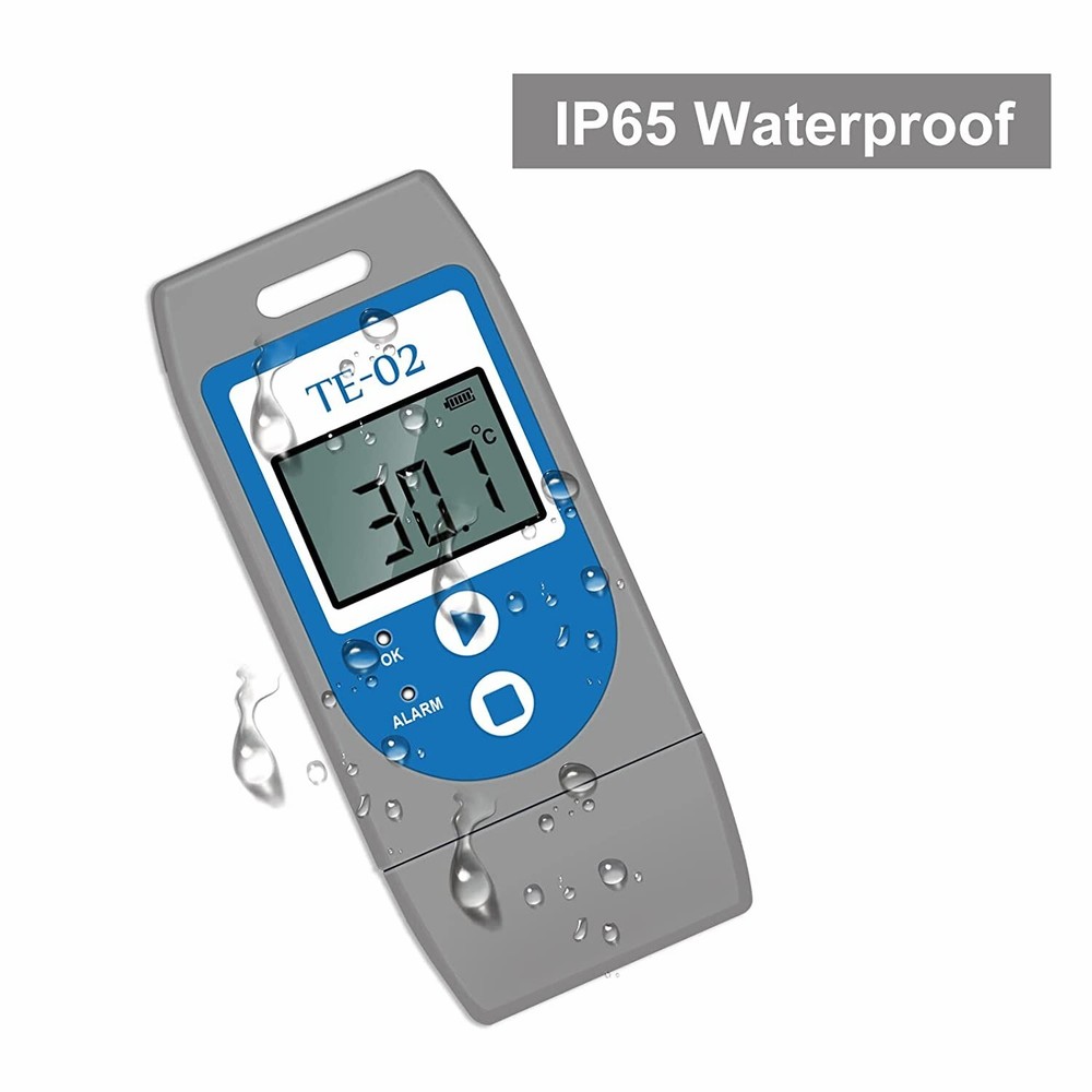 Temperature Data Logger, USB Temperature Data Recorder with PDF & CSV