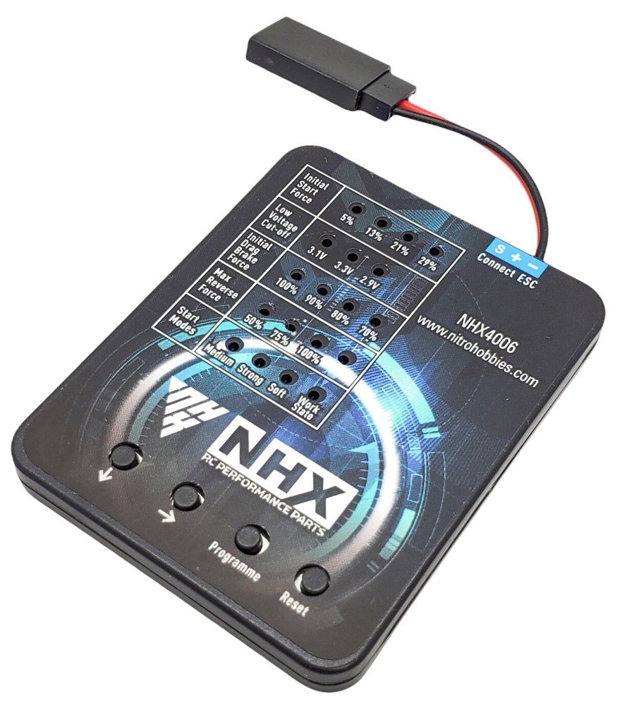 NHX RC Momentum 80A ESC Programming Card