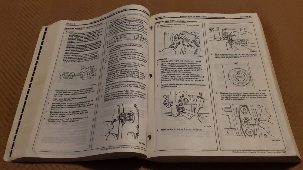 1996 Ford Cargo Van Service Manual
