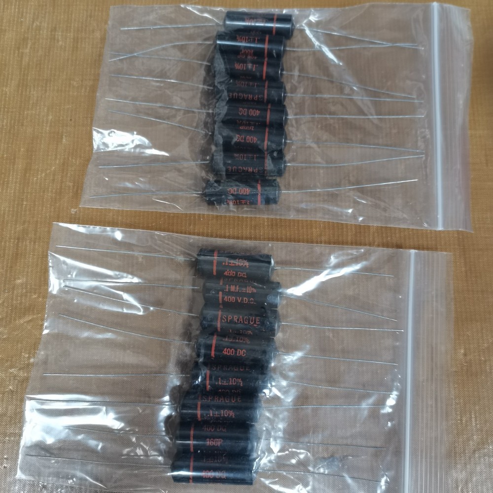 Sprague Black Beauty 160P capacitors NOS 1pc
