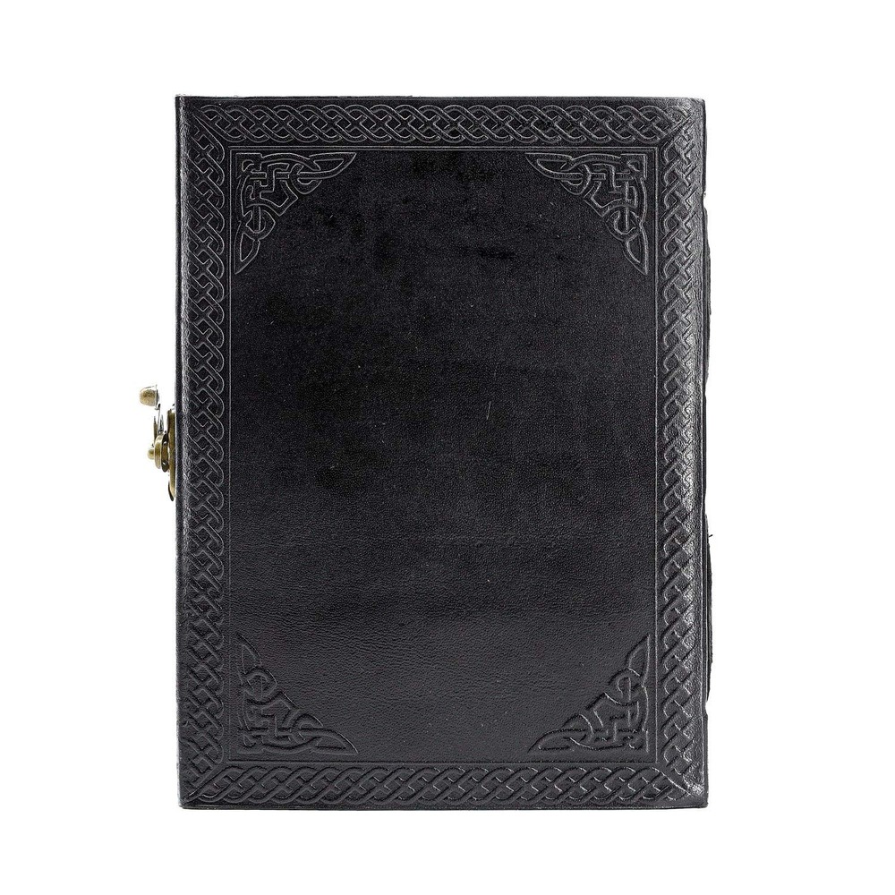Handmade Leather Double Dragon Journal/Writing Notebook Diary/Bound Daily Not...