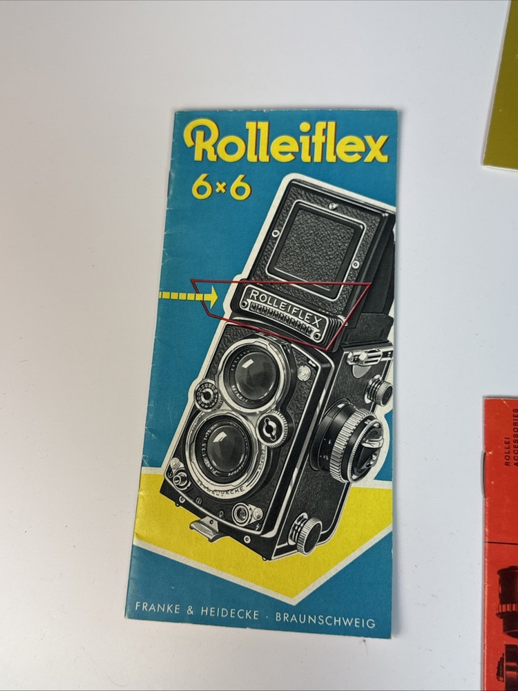Rollei instruction manual 6 x 6 (M)