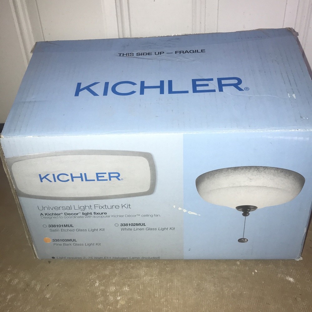 Kichler 338103MUL Fan Light Kits 2 Light Multiple Fan Light Kit