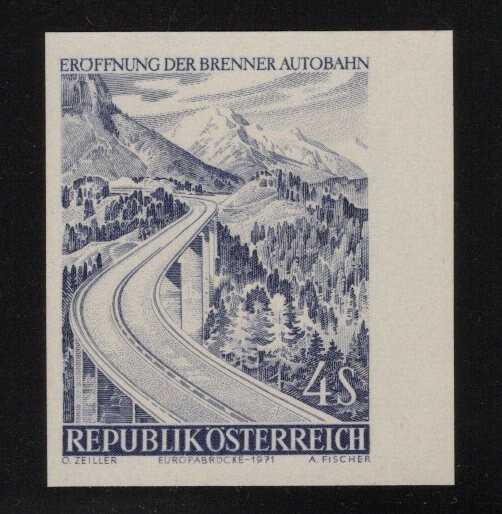 Austria Scott #907 Imperforate Error