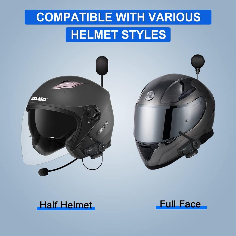 FX8 Motorcycle Helmet Intercom Intercom Bluetooth Rider Headset 2000M FM