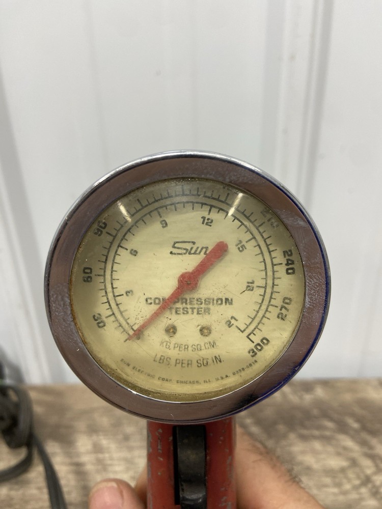 Rare vintage sun Universal Motor compression tester model 48 - Untested