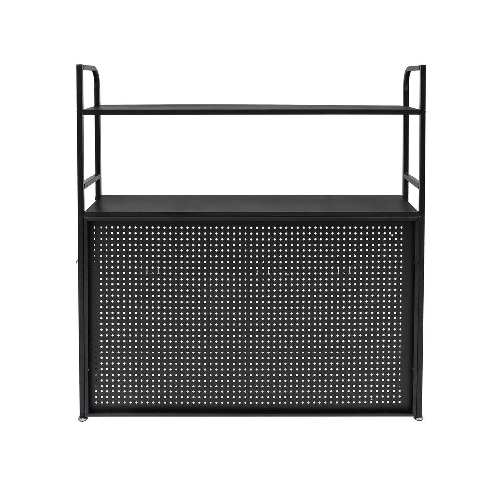 Desktop Bookshelf, Countertop Storage Rack with 2 Shelves for Computer