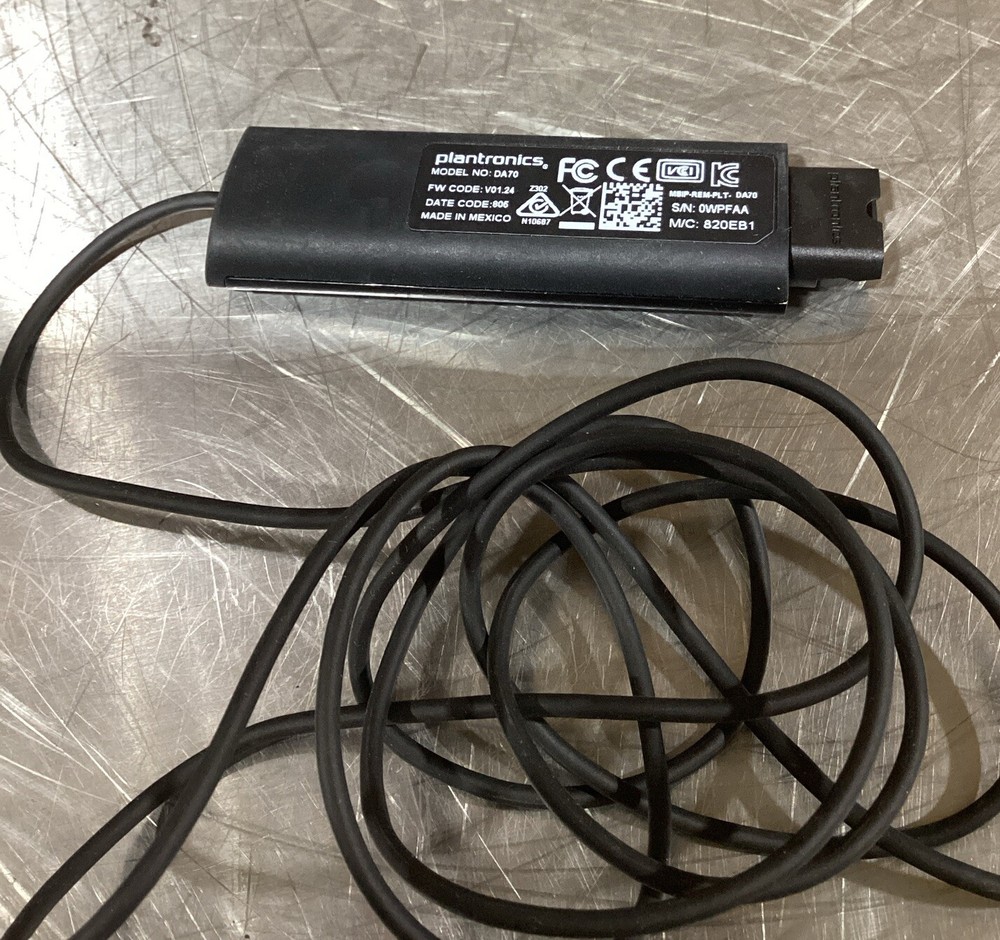 Plantronics DA70 USB Audio Processor V01.24
