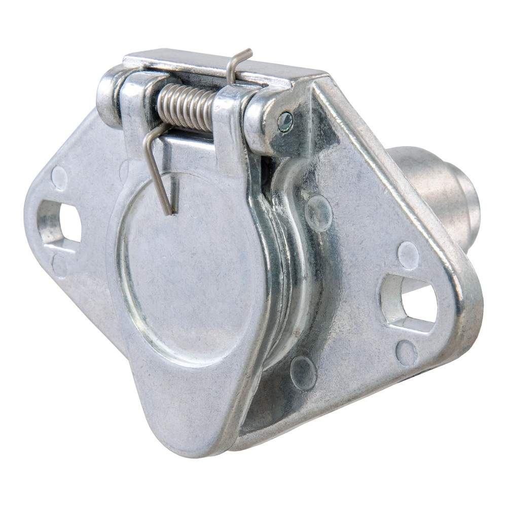 Curt-4-Way Round Connector Socket (Vehicle Side)