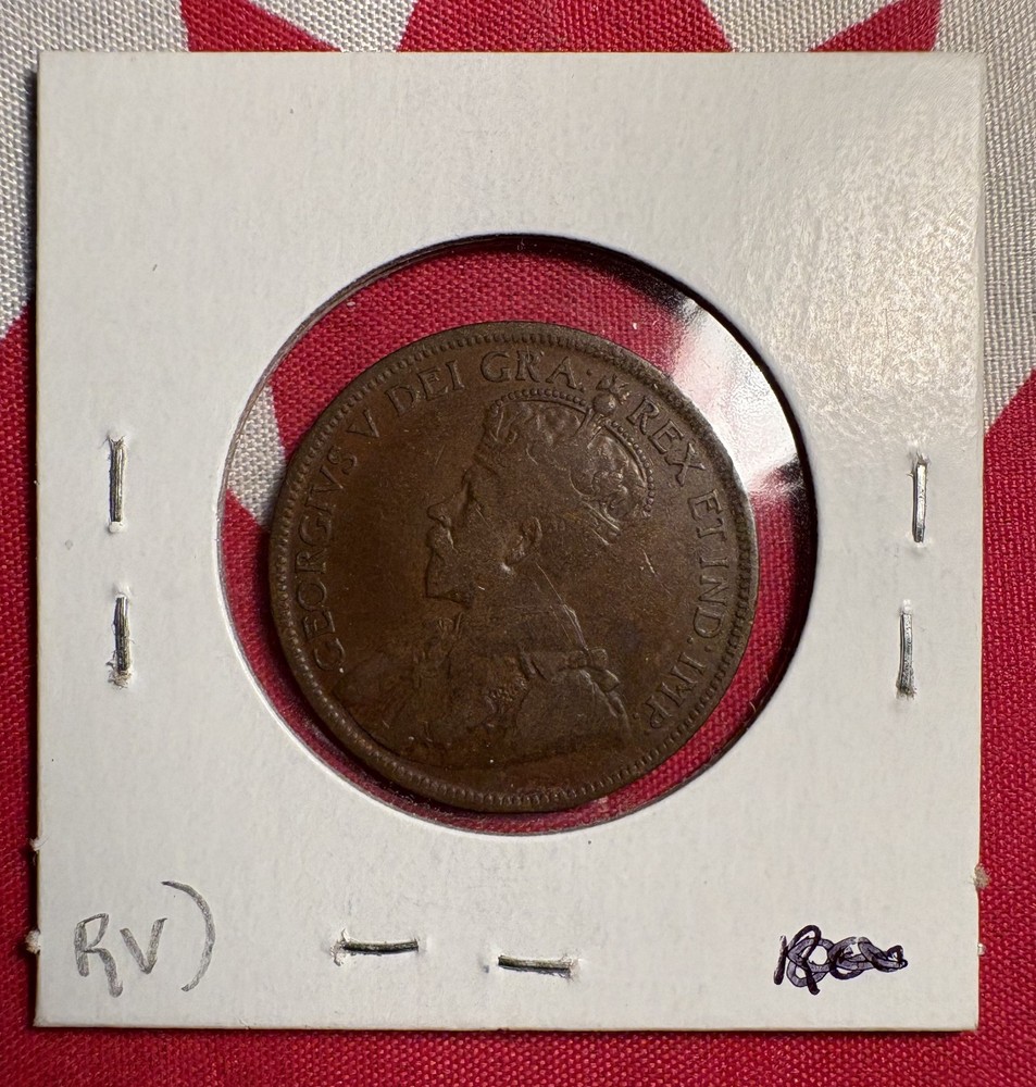 Newfoundland Large Cent 1917-C, Better Condition Coin, Nice Reverse! LOOK