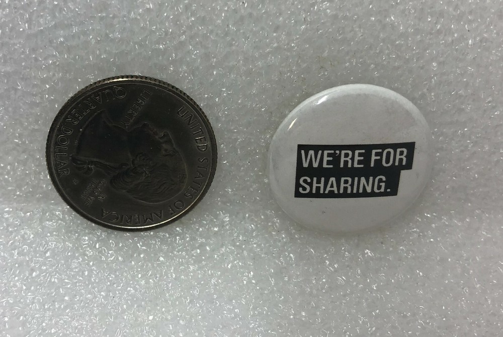We're For Sharing Pin