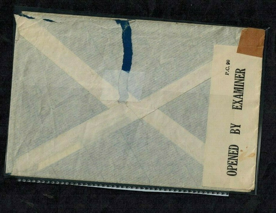 Bermuda WWII Numbered Naval Censor Cover #8176 Normal Type 6e