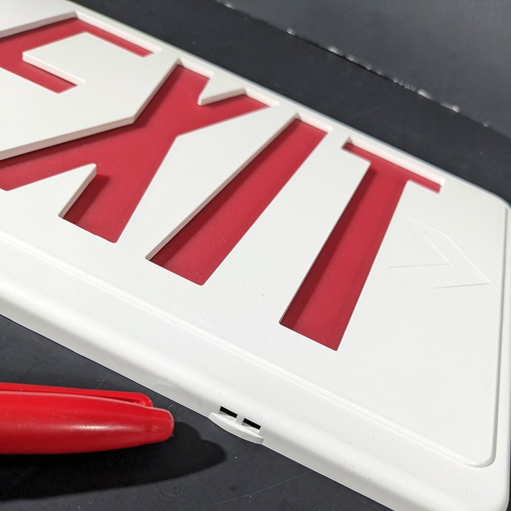 EXIT Sign Front Panel Part Replacement 1003 866 837 Plastic 1005 190 230