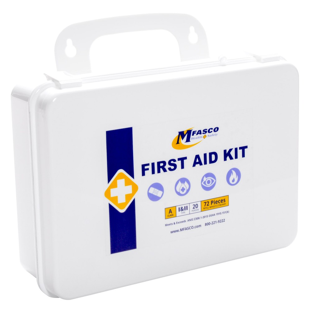 First aid Kit Plastic Box OSHA Class A Fill