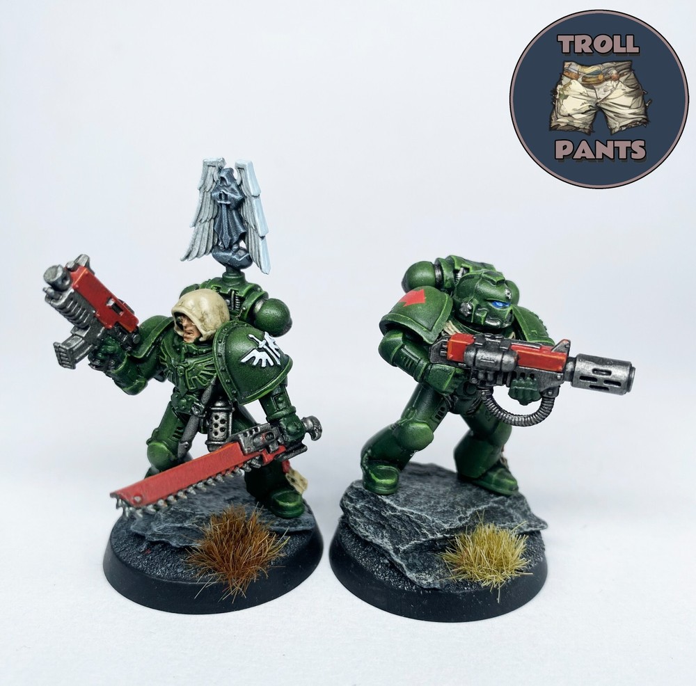 Warhammer 40k - 5 x Dark Angels - Tactical Space Marines