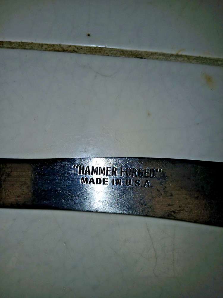 Hammer Forged 8" Blade with wood handle
