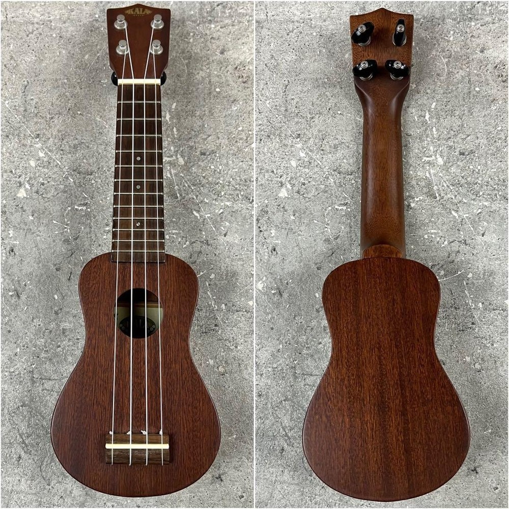 KALA KA-PU-SMH Pocket Ukulele Solid Mahogany 4-String with Case