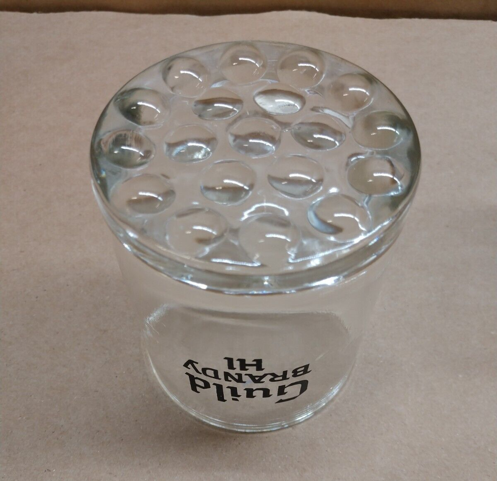 Set of 4 Guild Brandy Glasses Bubble Bottom