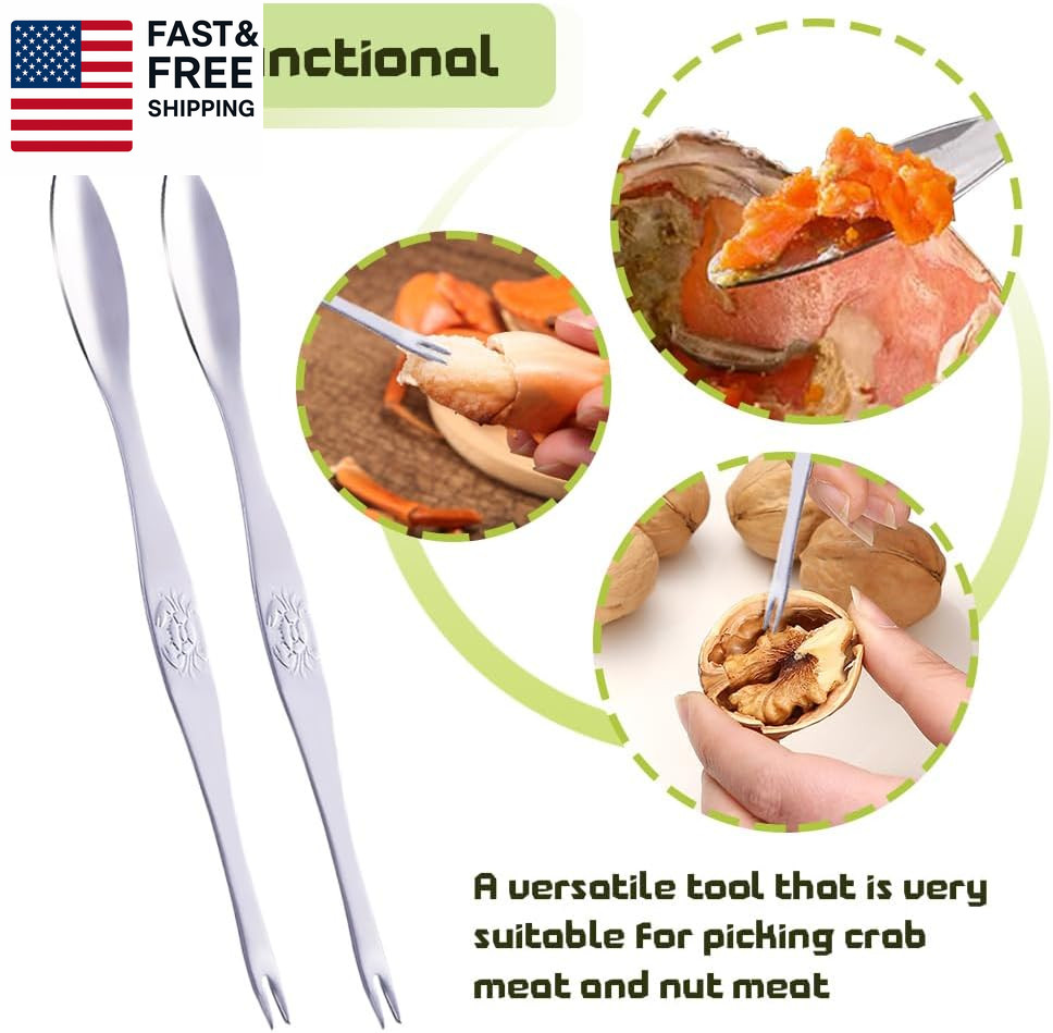 Nut Cracker, Nutcracker, Seafood Tools, Walnut Cracker for All Nuts, Heavy Duty