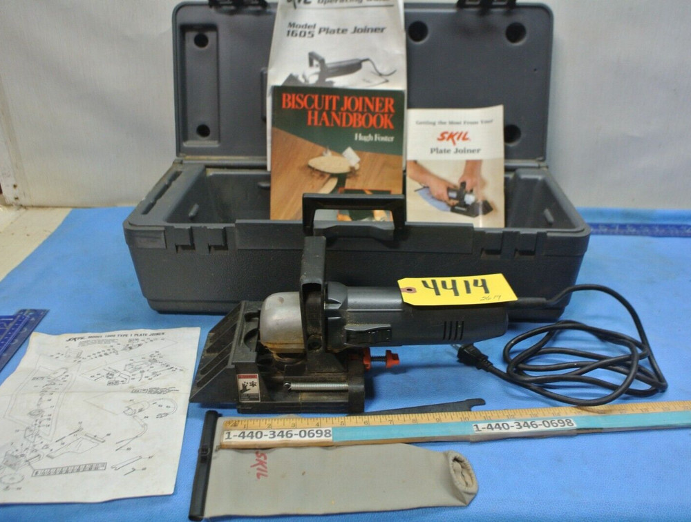 Skil-1605-Plate Joiner W/Case & Instructions-Woodworking Tool
