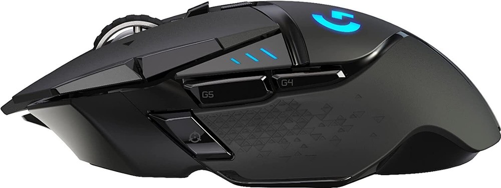Logitech G502 Lightspeed Wireless Gaming Mouse, Hero 25K Sensor - Black