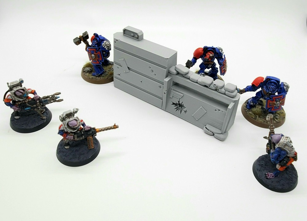 3d Printed Infantry Post Terrain for Tabletop Gaming