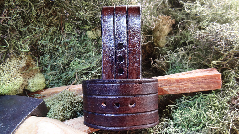 Leather Axe Belt Loop / Holster for Hatchet, Axe, Handmade