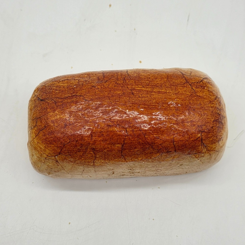 Realistic Faux Bread Loaf Decor Rustic Kitchen Display Prop 6” Long