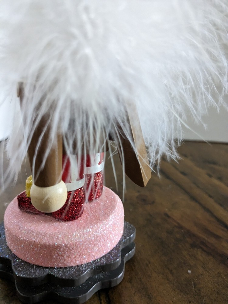 Hollywood Chubby Gingerbread Nutcracker PinkHolly Adler 7.8"