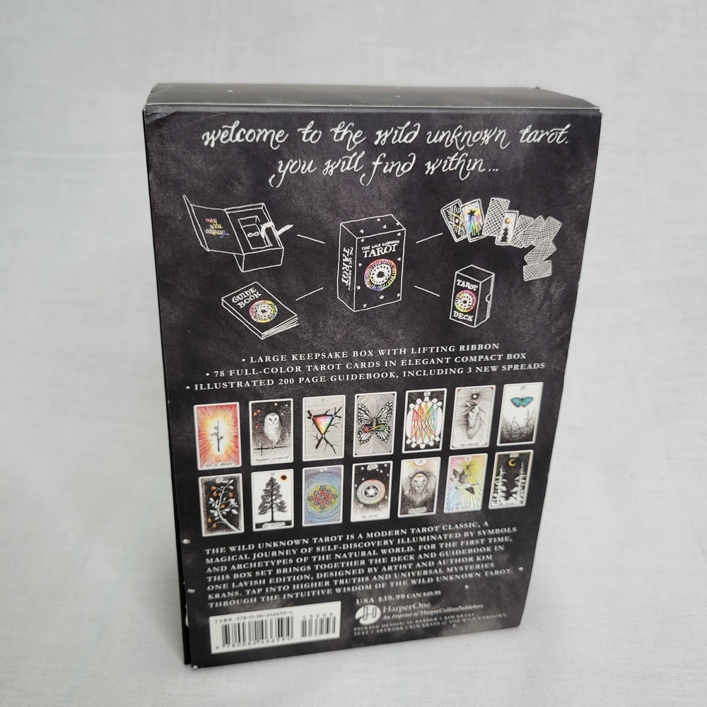 The Wild Unknown Tarot Deck & Guidebook Kim Krans Box Set